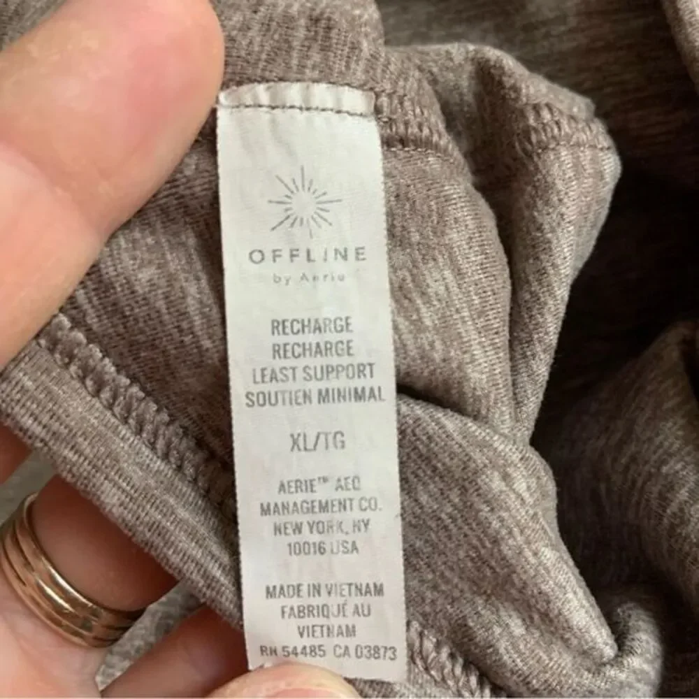 AERIE Offline Women's Recharge Least Support‎ Sports Bra Size XL